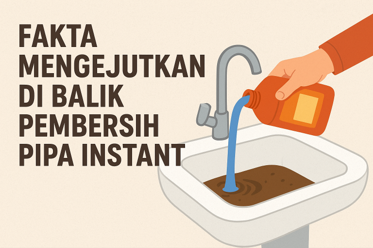 Fakta Mengejutkan di Balik Pembersih Pipa Instan