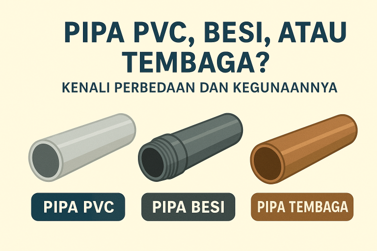 Pipa PVC, Besi, atau Tembaga Kenali Perbedaan dan Kegunaannya