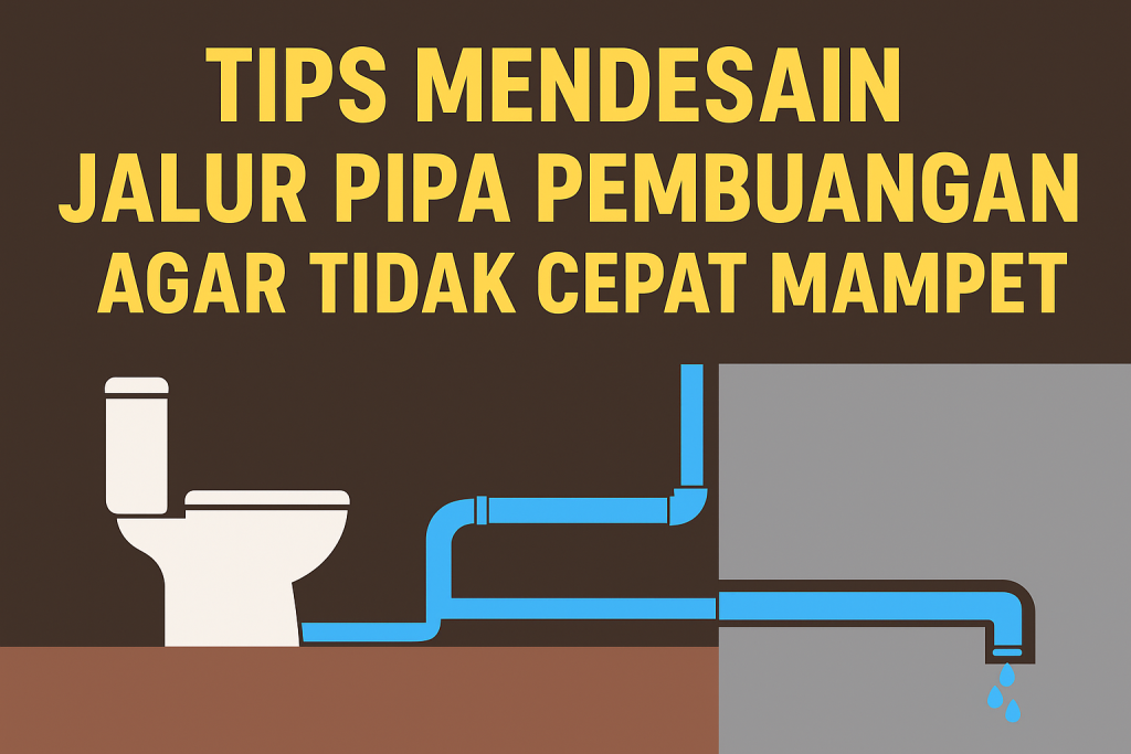 Tips Mendesain Pipa Drainase yang Efektif
